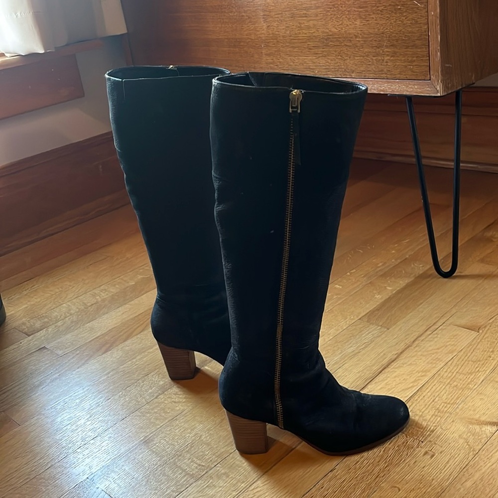 Cole Haan tall leather boots size 5.5